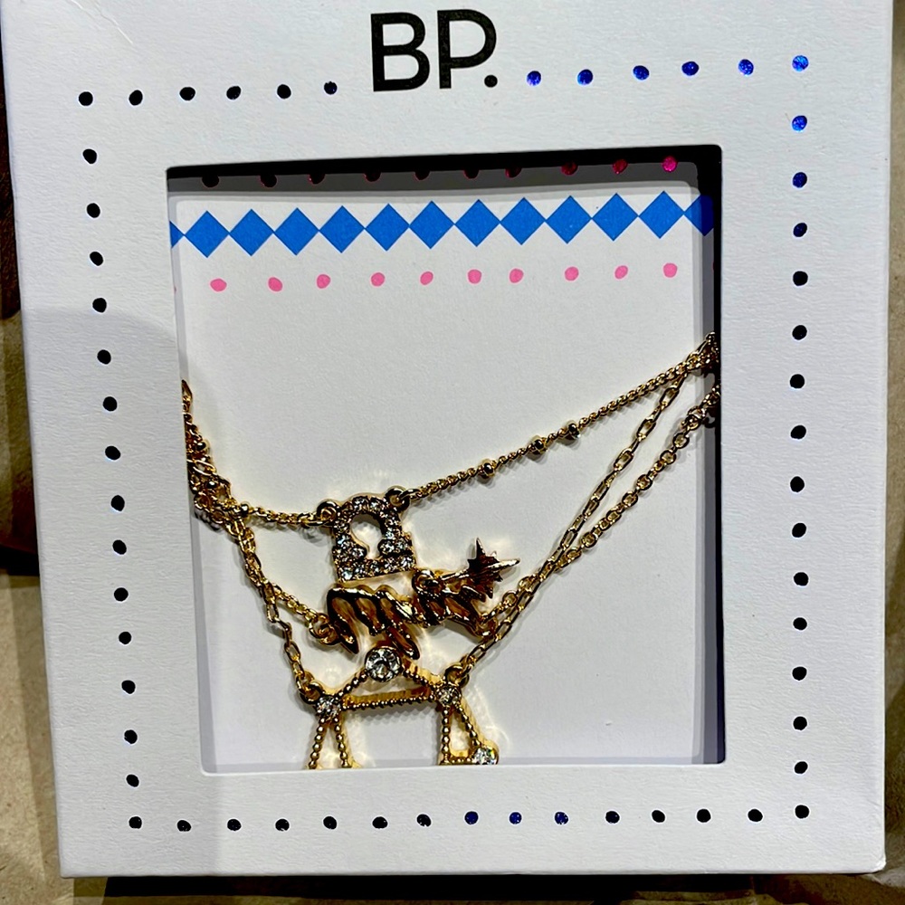 nwt BP necklace . Libra.